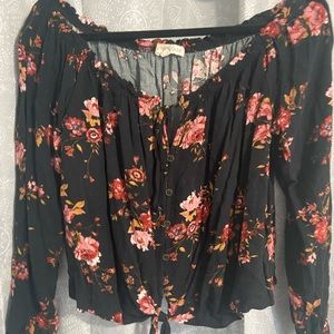 Floral crop top